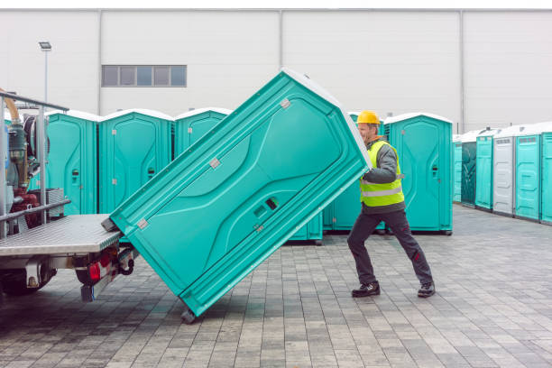 Porta potty delivery and setup in Chatham, VA